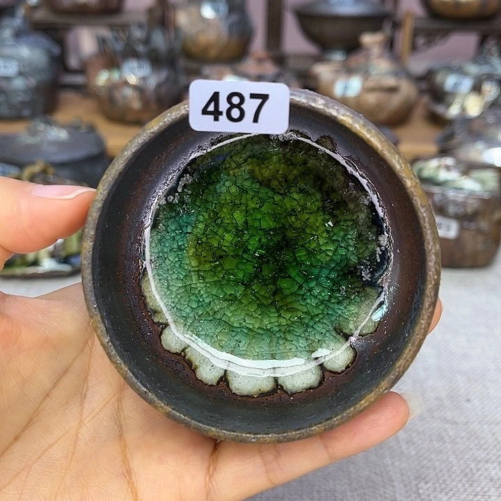 裸柴烧陶瓷手工茶器