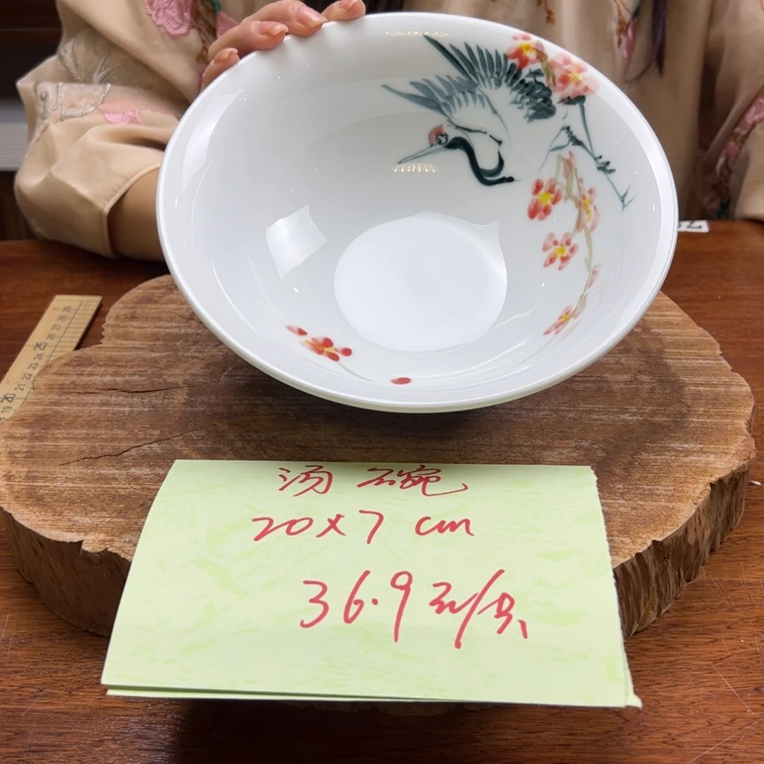 瓷片景德镇陶瓷手工手绘制作