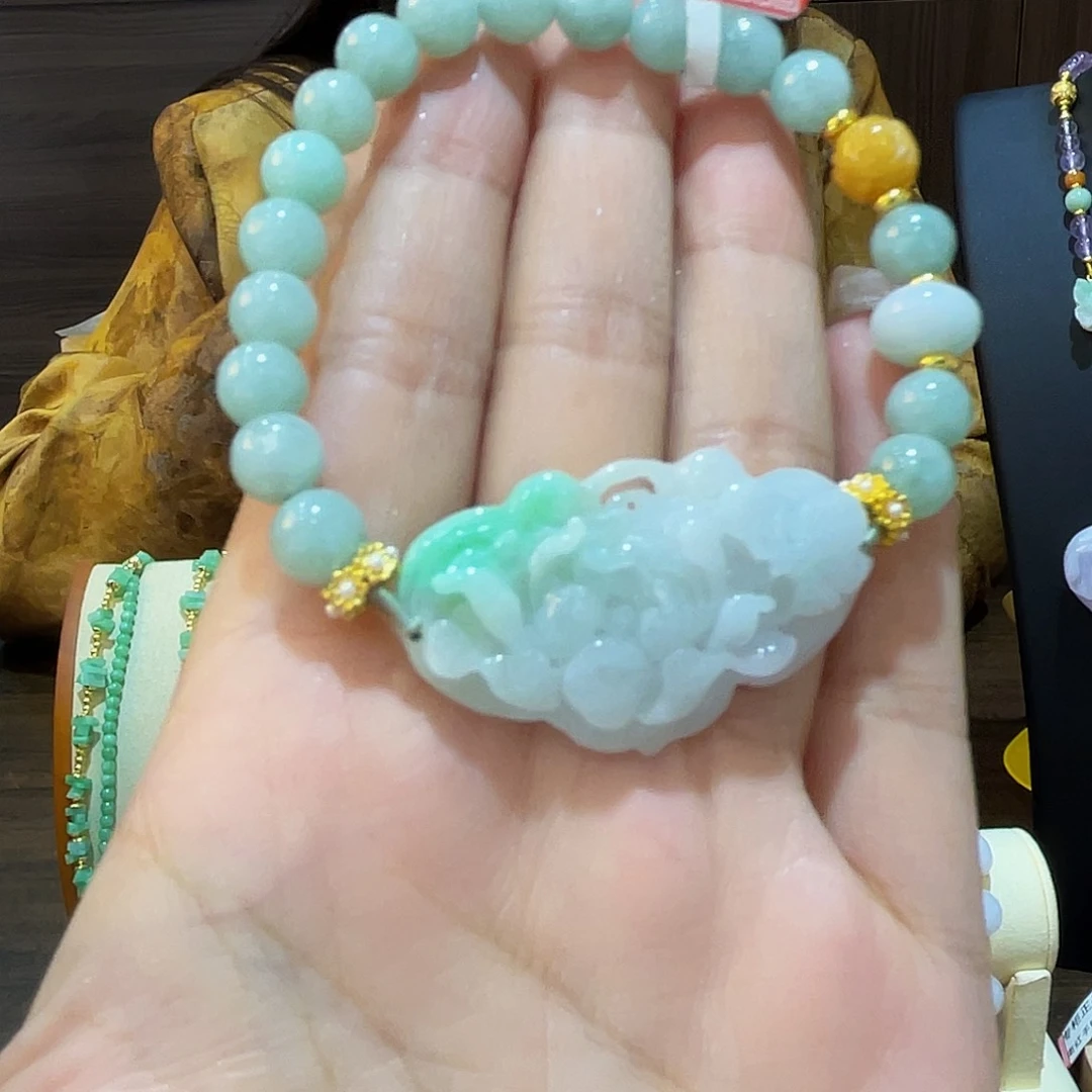 未镶嵌手串翡翠手串