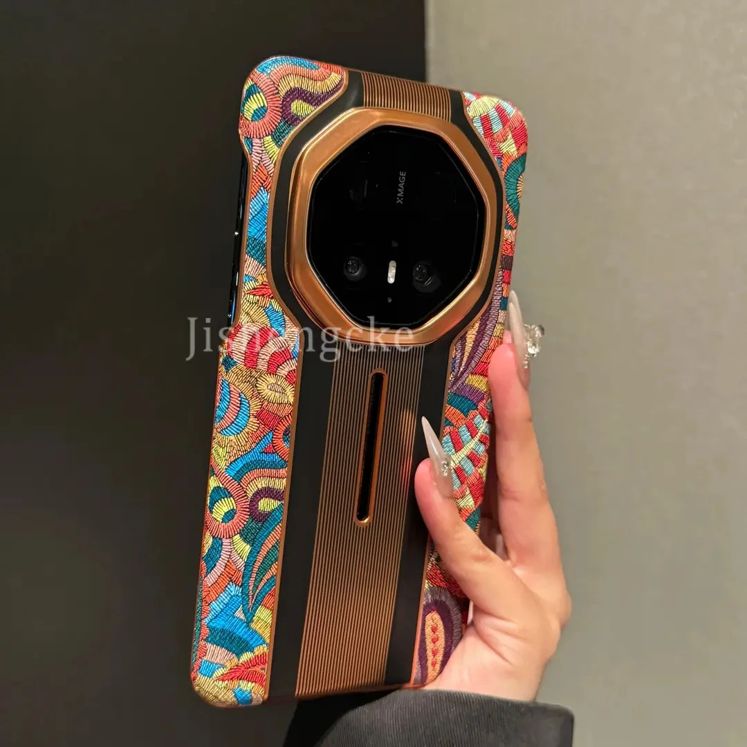 【高品质】适用华为mate70rs非凡大师手机壳腰果花60rs中国风国潮70