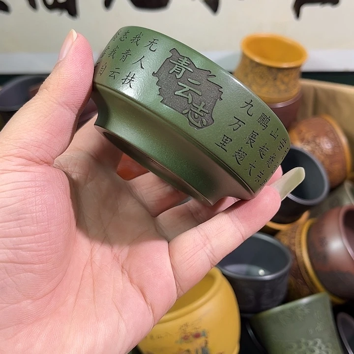 茶杯紫砂全手工紫砂主人杯