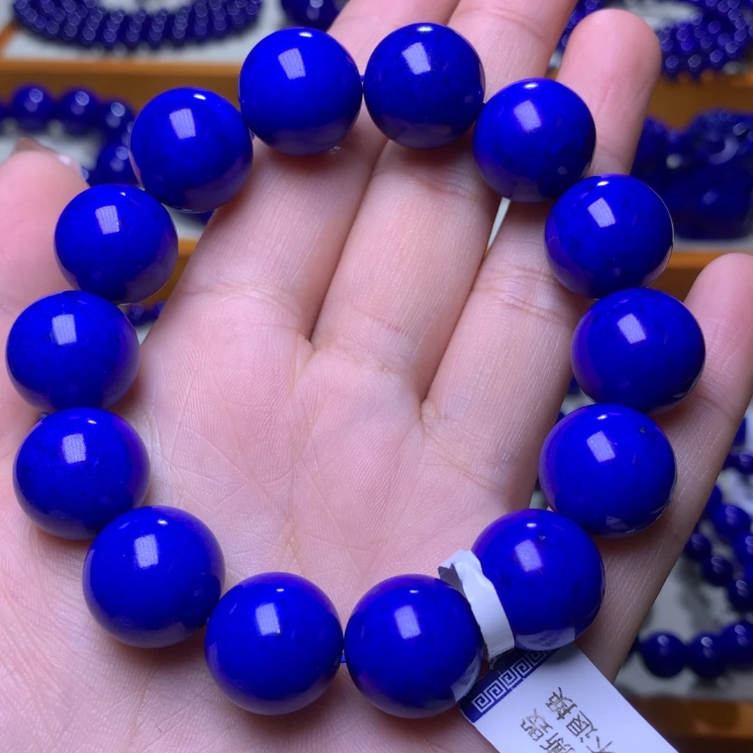 青金石手链未镶嵌东*15mm7516