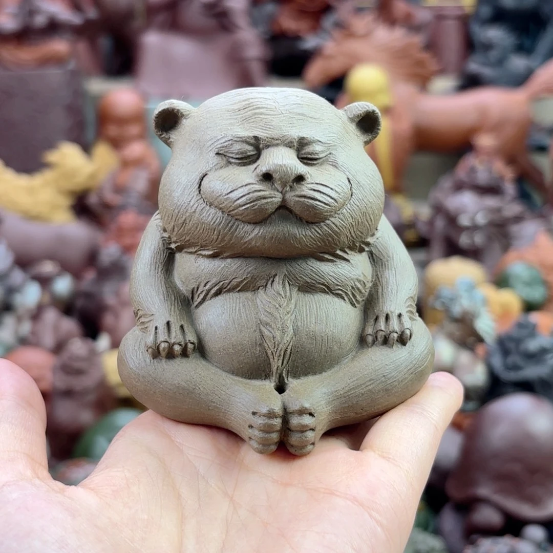 紫砂茶宠紫砂的味道真的