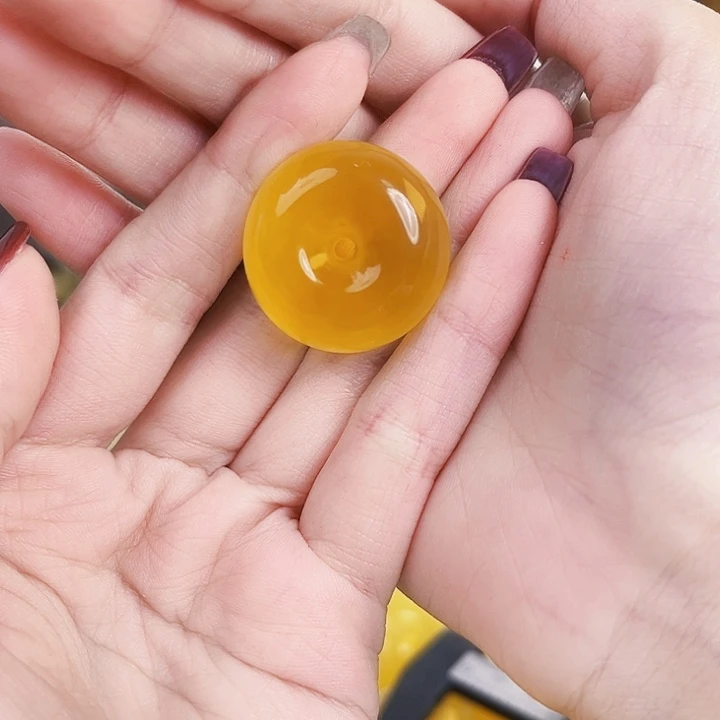未镶嵌琥珀裸石L**.平安扣