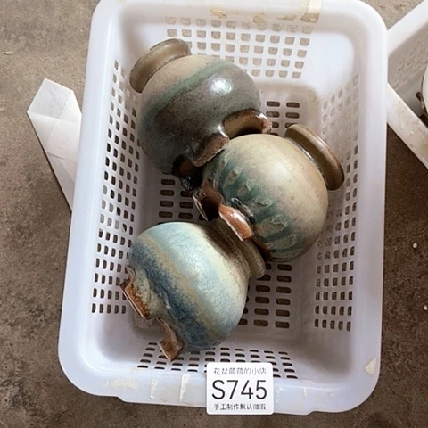 紫砂花盆745微瑕品口径4.5左右