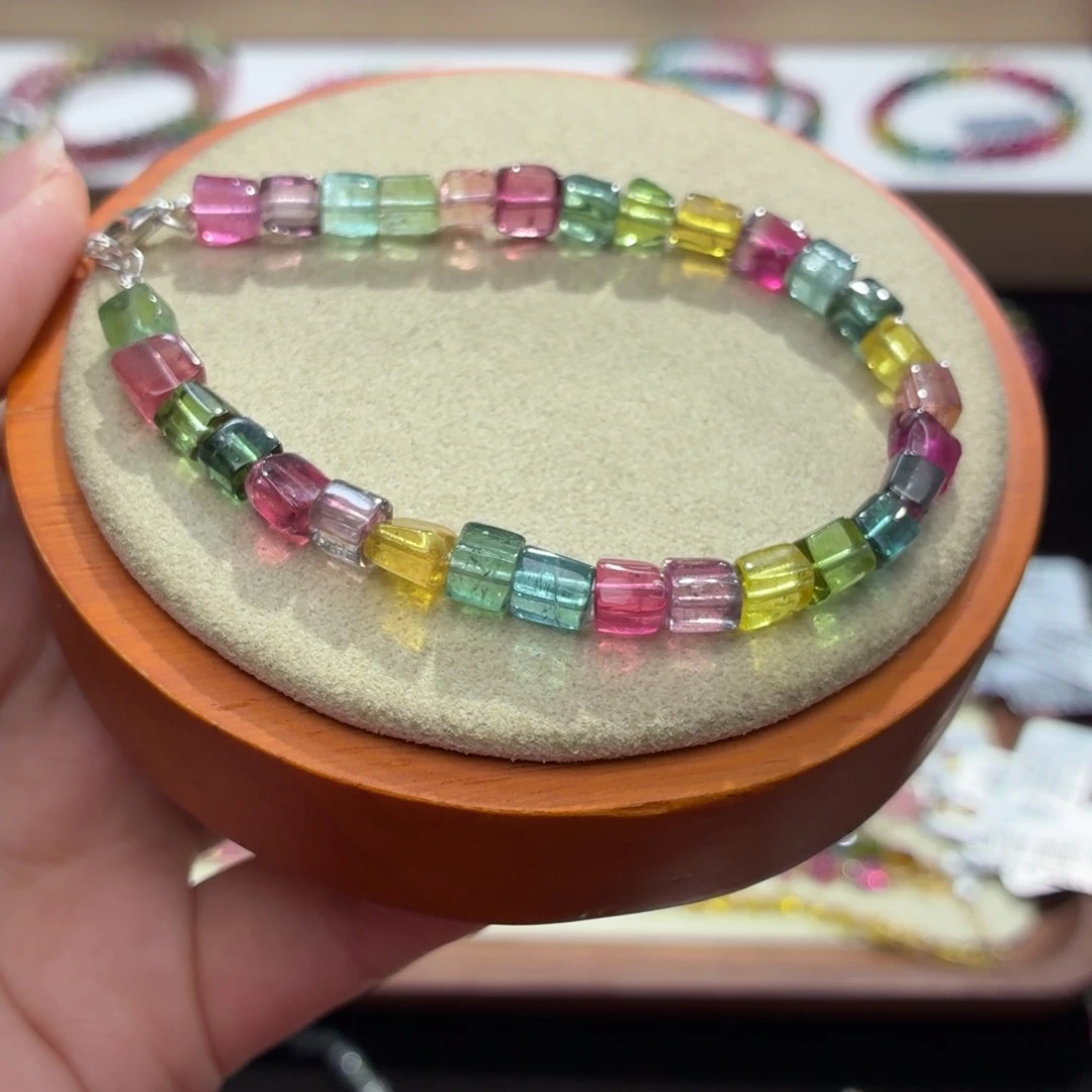 碧玺未镶嵌手串两天看货期