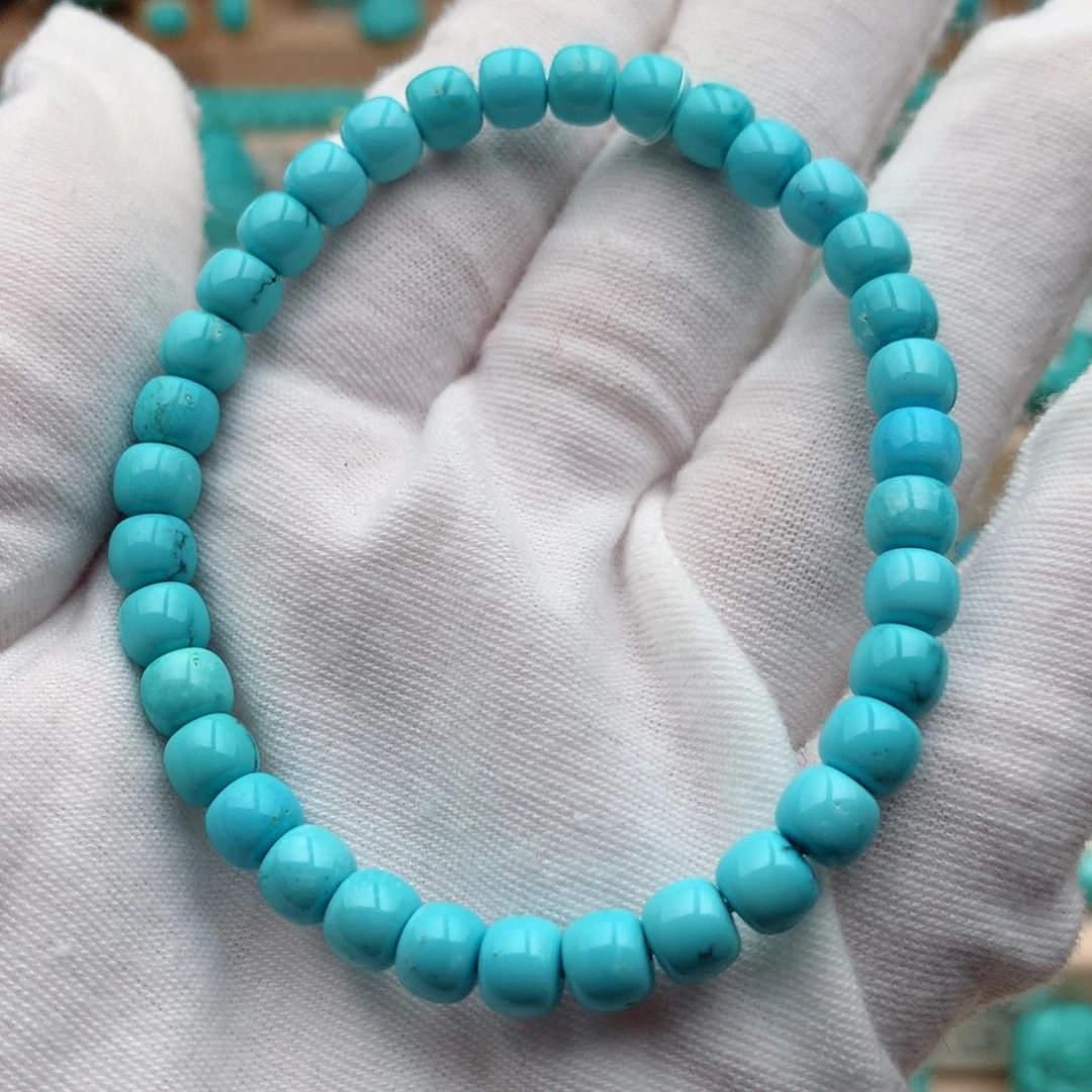 绿松石未镶嵌珠宝奇石6mm