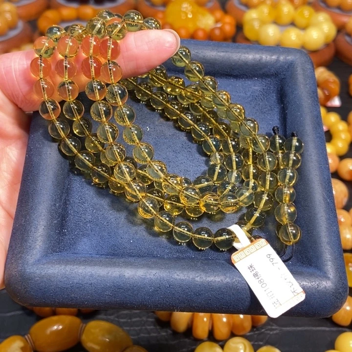 蜜蜡手链未镶嵌蜜蜡