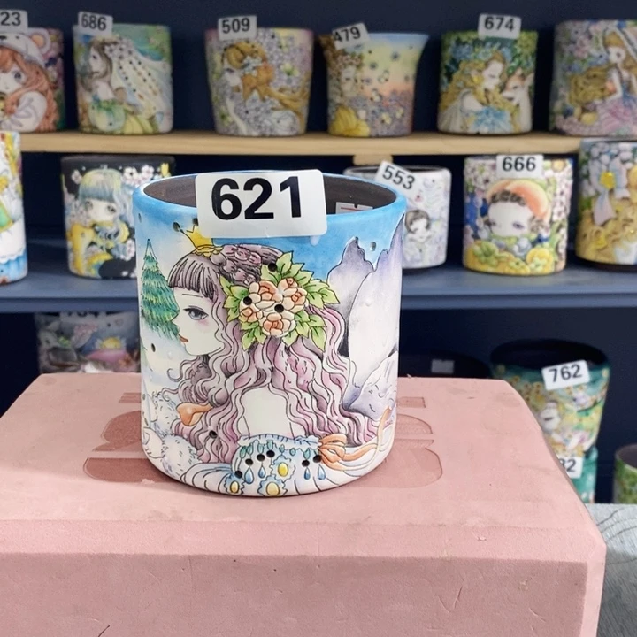 红陶景德镇陶瓷学院多肉花盆