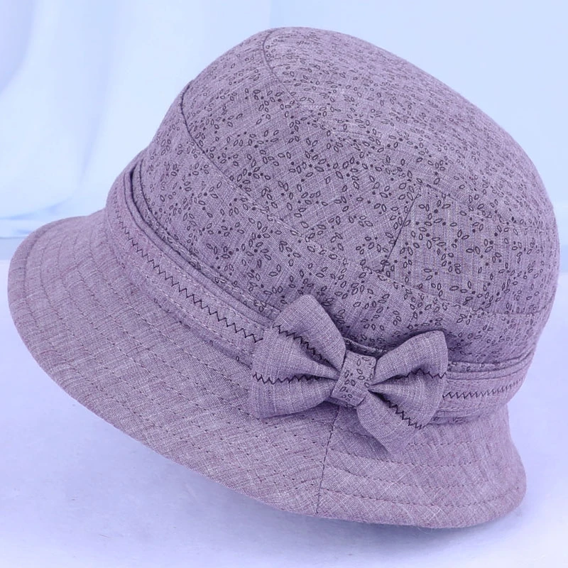 春秋老奶奶中老年人女单帽薄款妈妈帽夏季防晒布帽老人老太太帽子