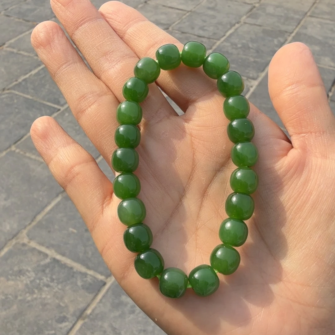 和田玉未镶嵌颈饰碧玉手串豹哥F多样性拍一发一