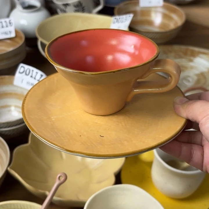 瓷咖啡杯碟微瑕1套