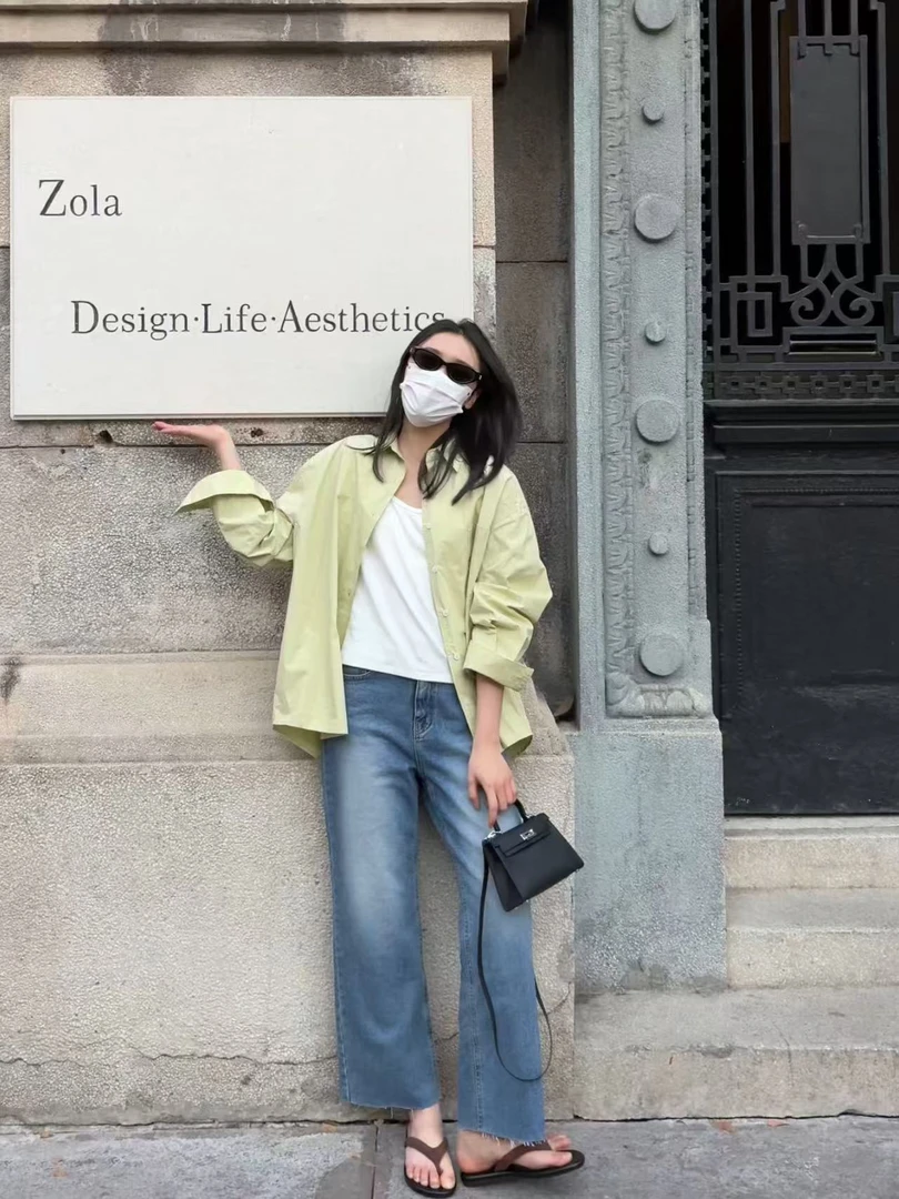 【鹅老板】春日开场白｜春季新款宽松休闲基础款衬衣