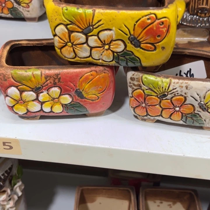 紫砂花盆粗陶材质多肉花盆