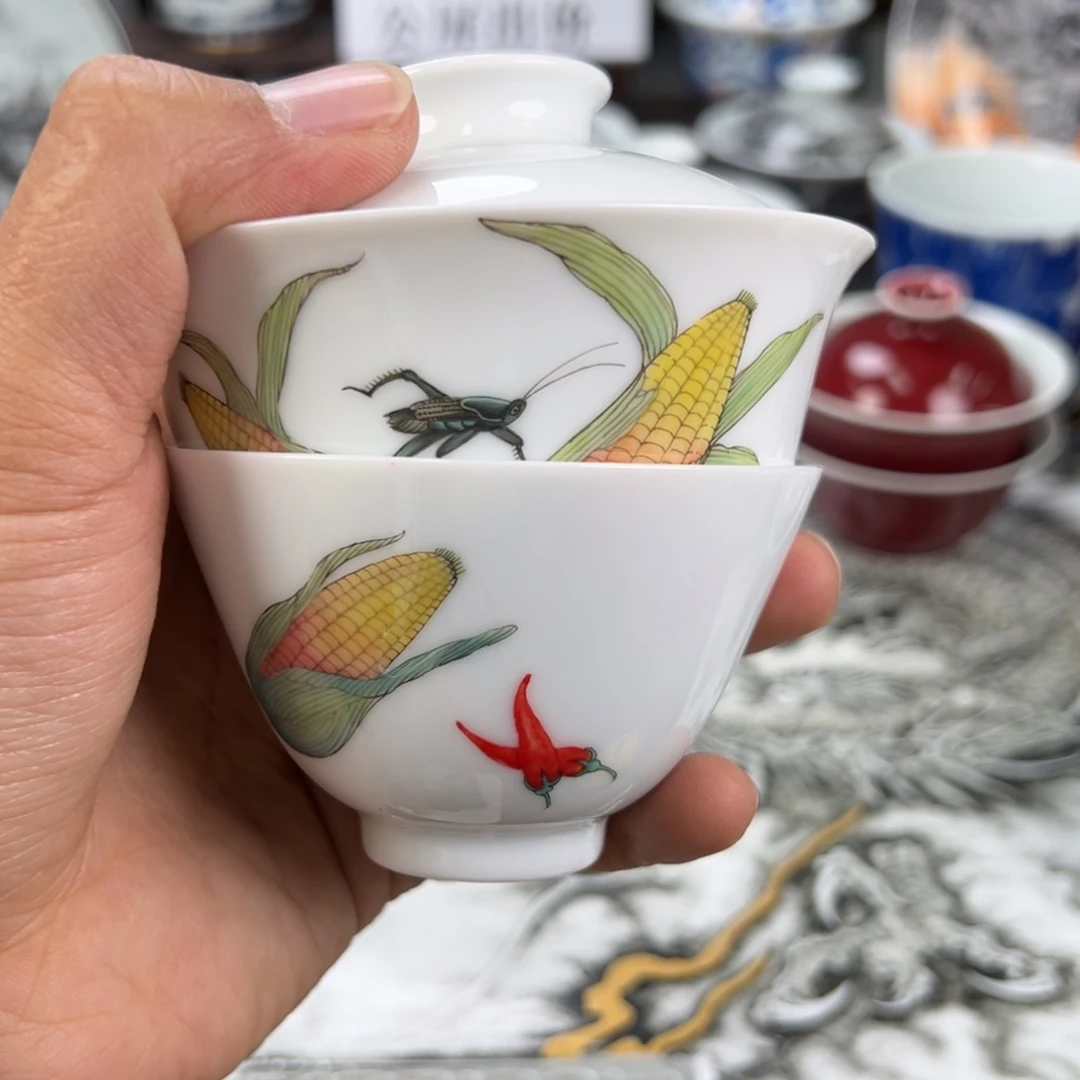 元***古景德镇手工手绘陶瓷