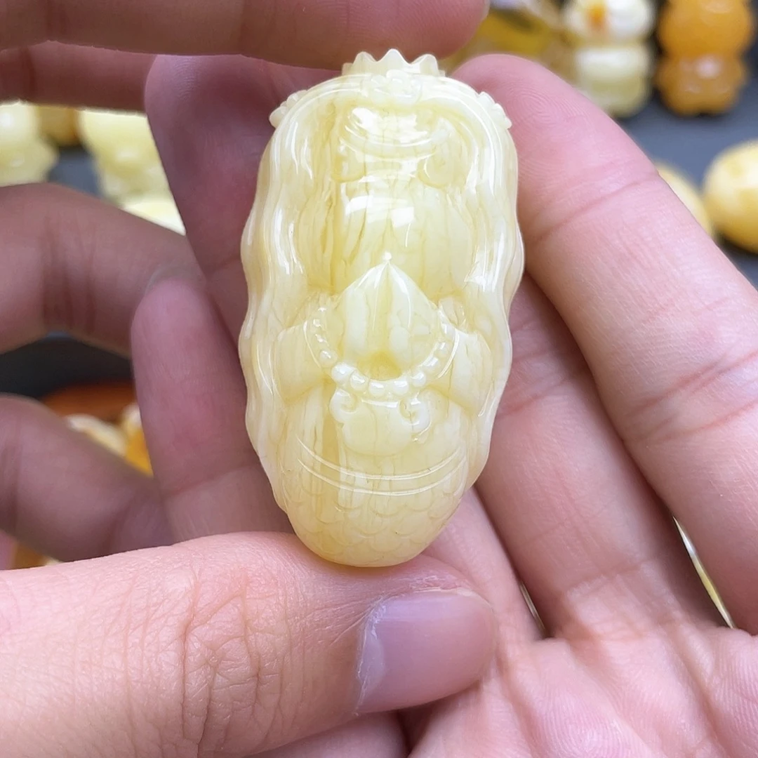 琥珀裸石未镶嵌蜜蜡