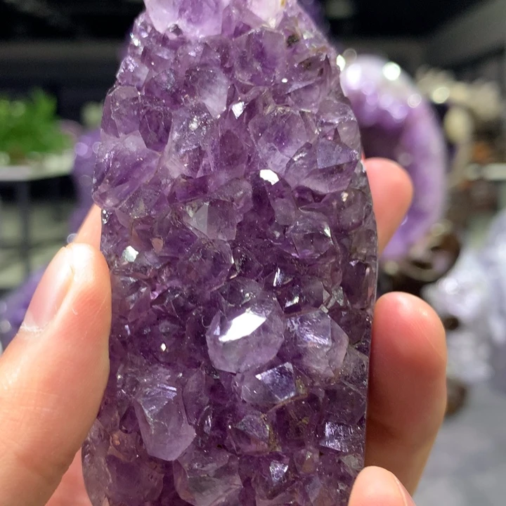 紫晶珠宝半成品未镶嵌紫晶