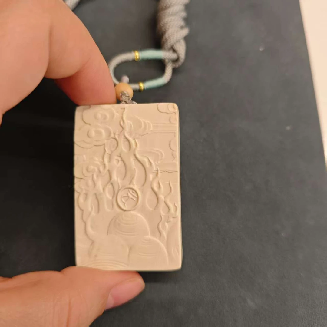 【吴】A00228 一念之间 猛犸牙工艺品