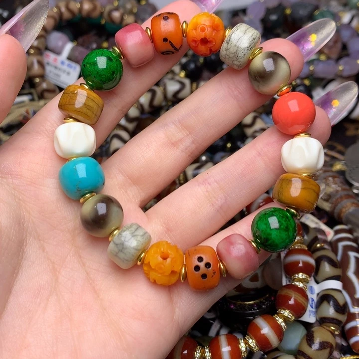 玛瑙/玉髓未镶嵌发一条