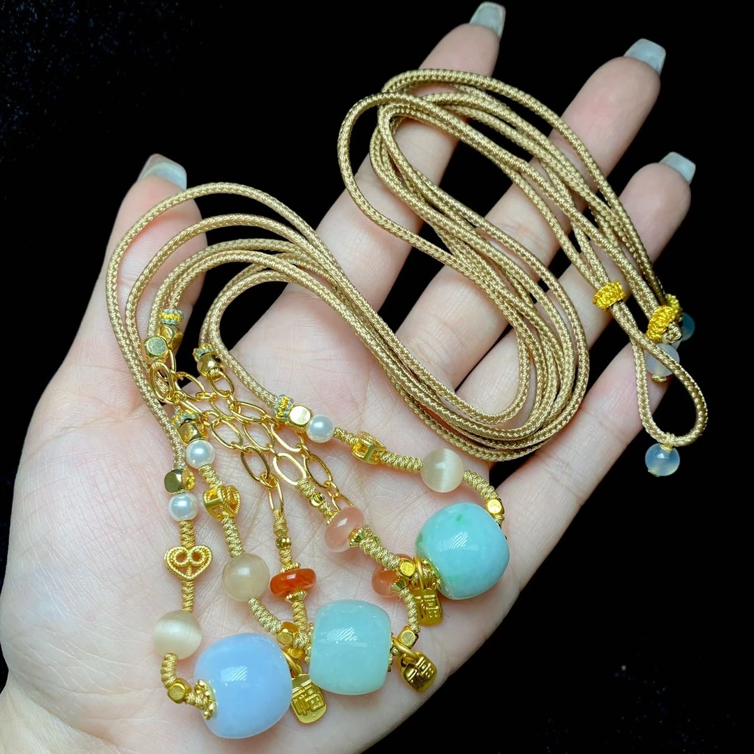 【云上好物】翡翠吊坠-多样性发其一10*7.5mm-DS73575-7（JG）