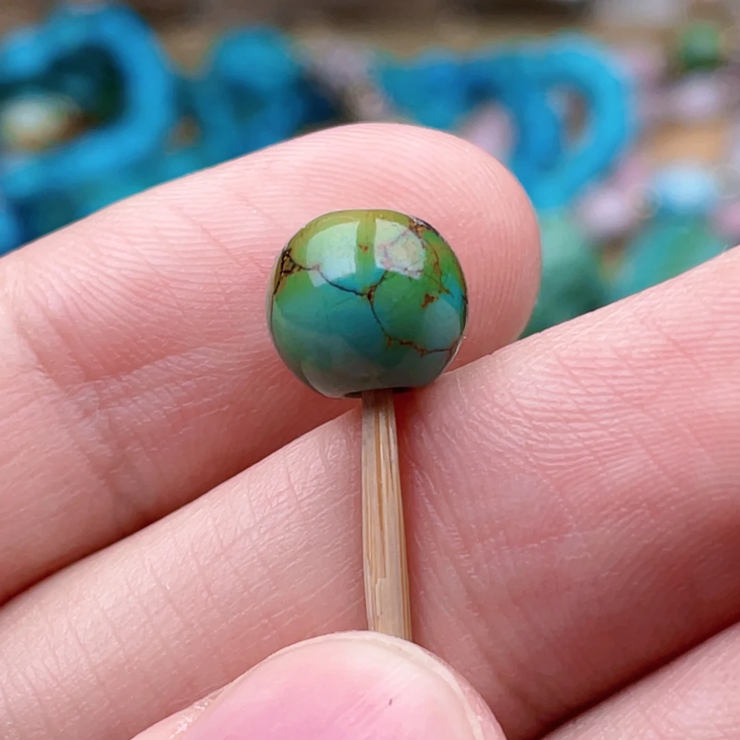 绿松石未镶嵌绿松石9.9mm