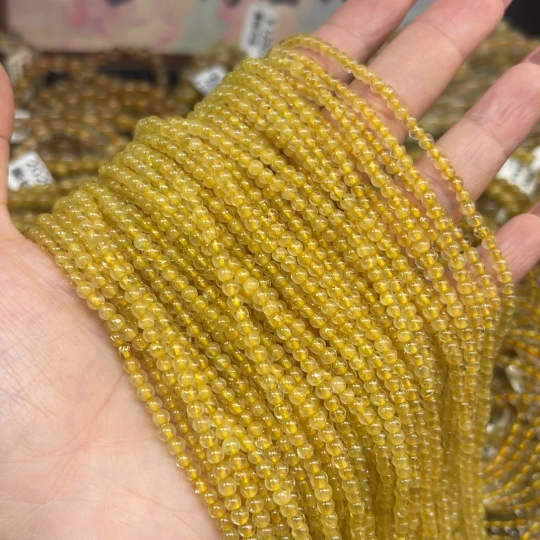 发晶手链未镶嵌金发晶半成品3