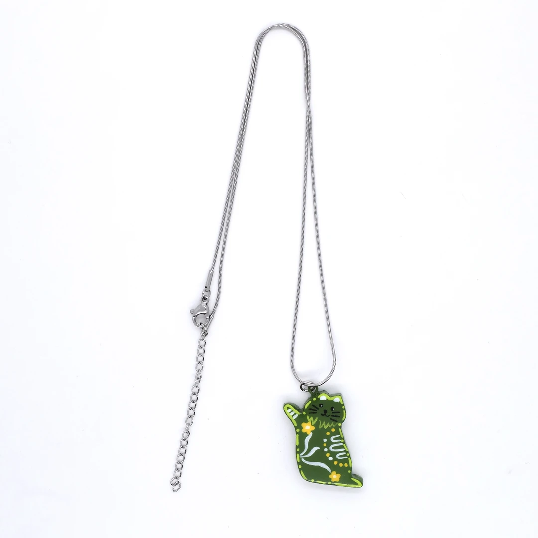 不锈钢项链 4月新品！王甜心手工小猫项链《暖气流》系列荣誉出品