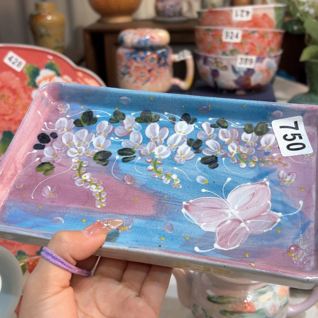 良***店景德镇手绘高温釉下彩陶瓷茶具