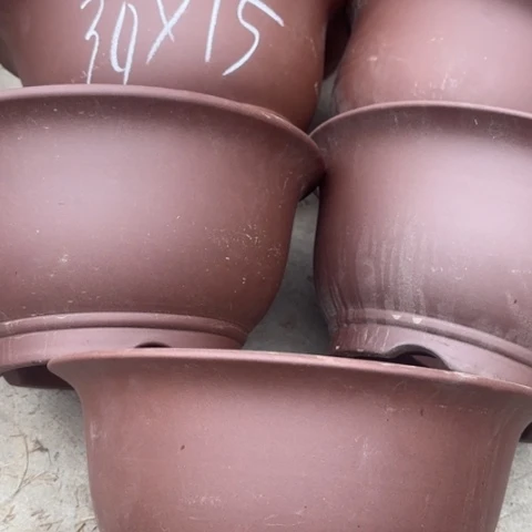 紫砂花盆100-5。