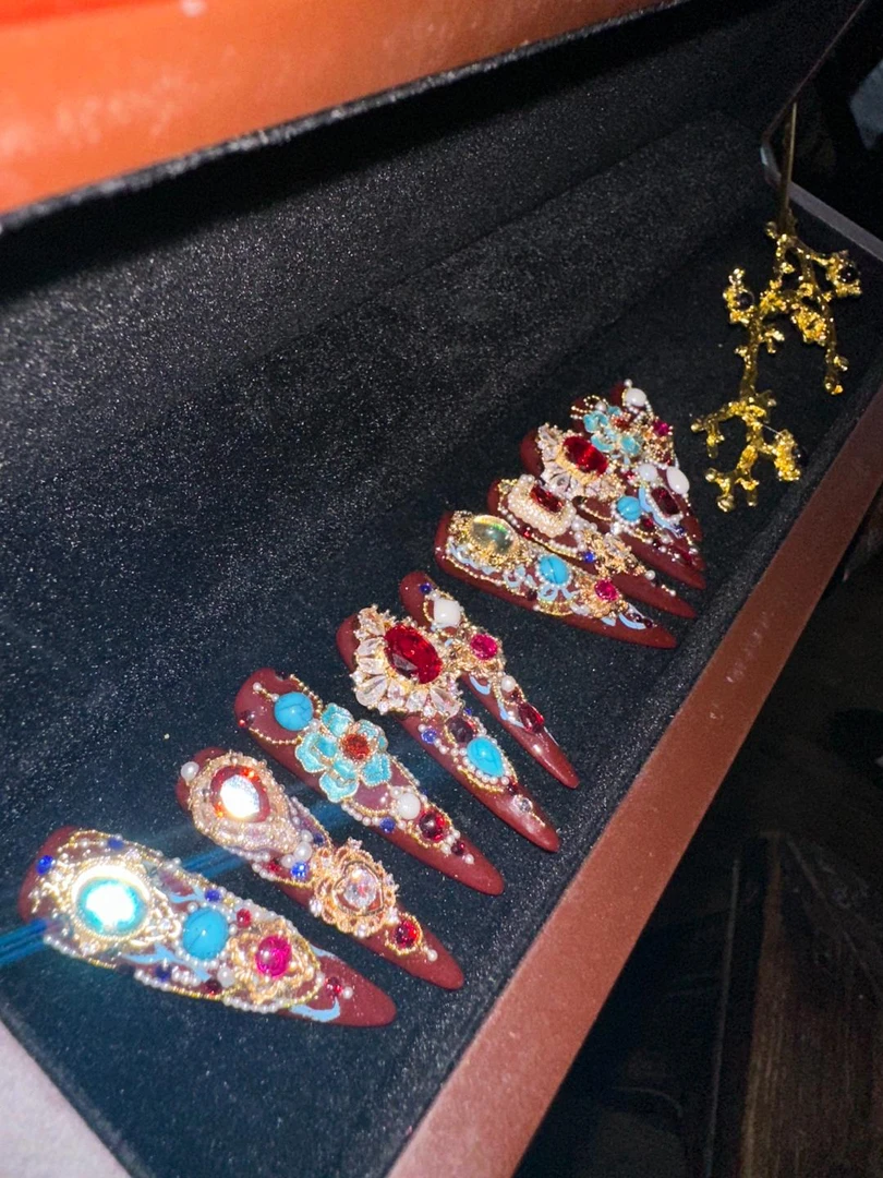 高级设计款穿戴美甲贴片