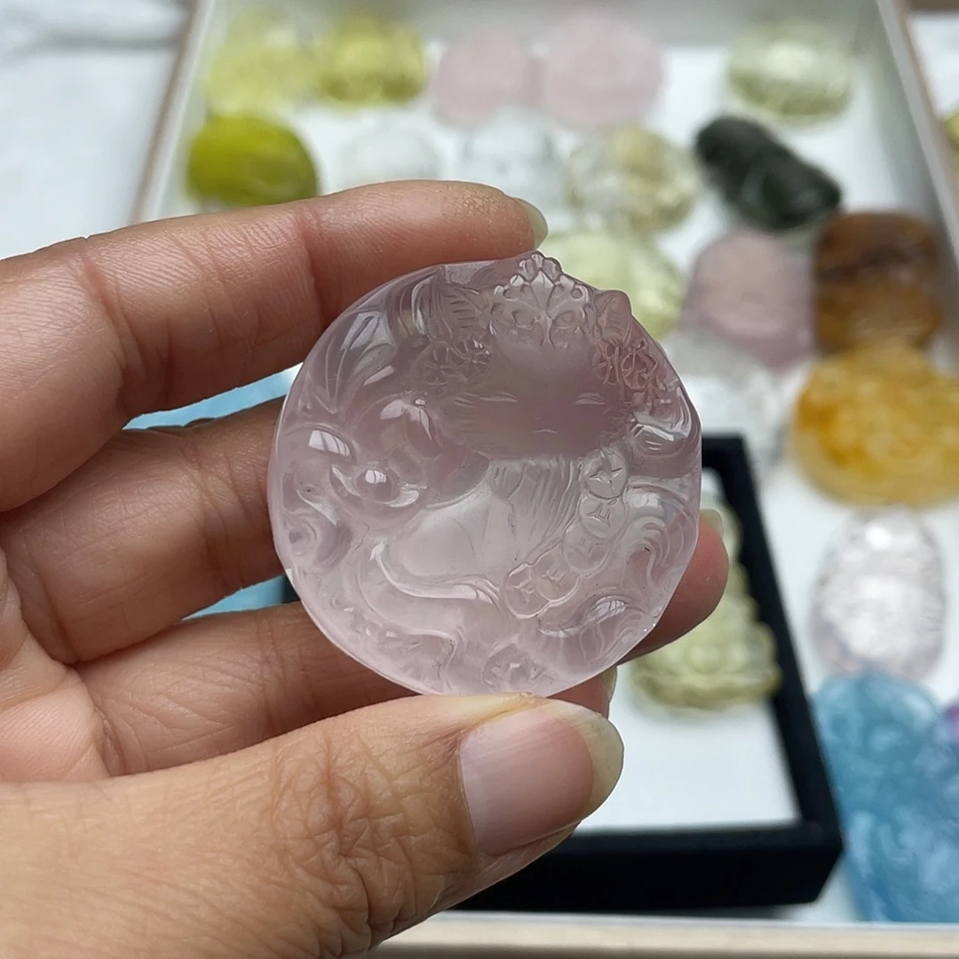 吊坠(不含链)未镶嵌水晶沁