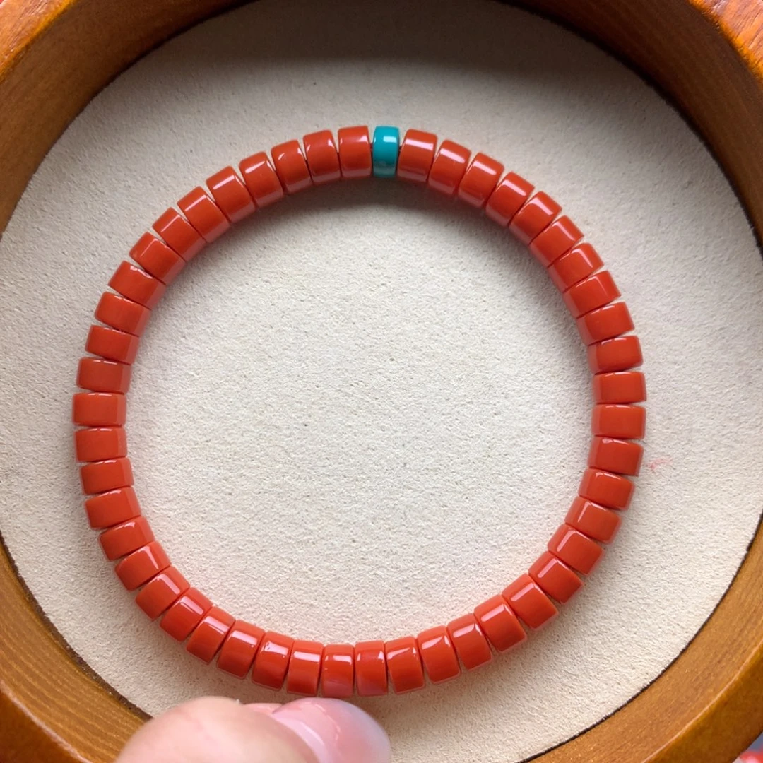 南红玛瑙未镶嵌保山天然原矿南红直切手串