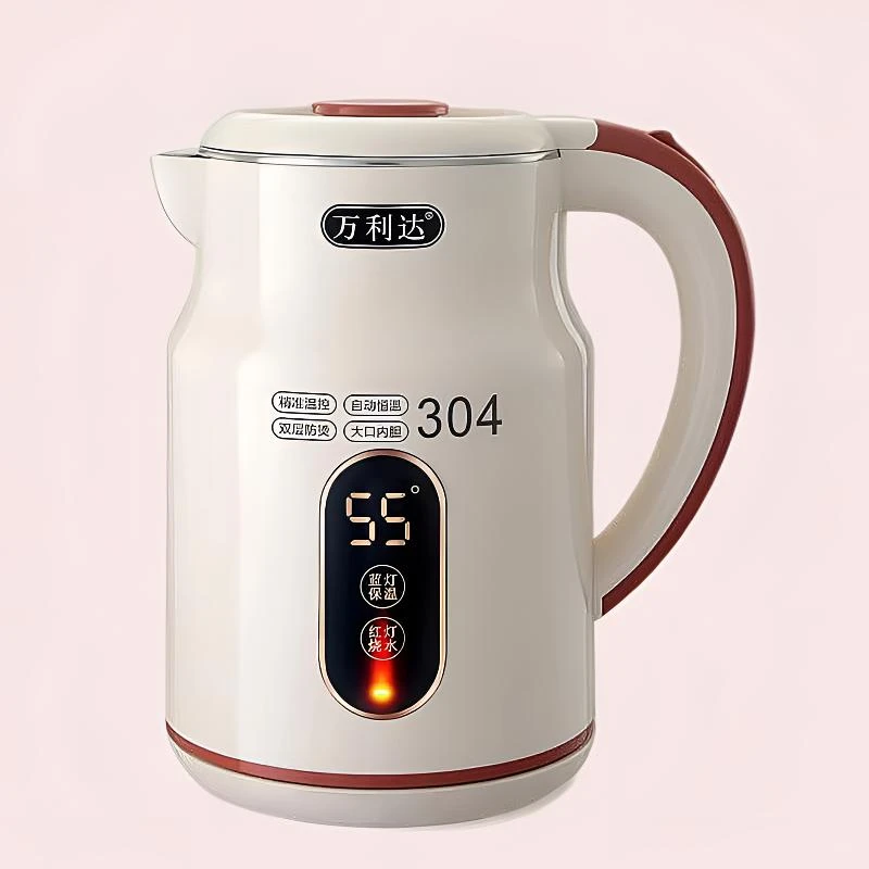 万利达304食品级烧水壶家用48小时保温开水壶烧水保温一体电水壶