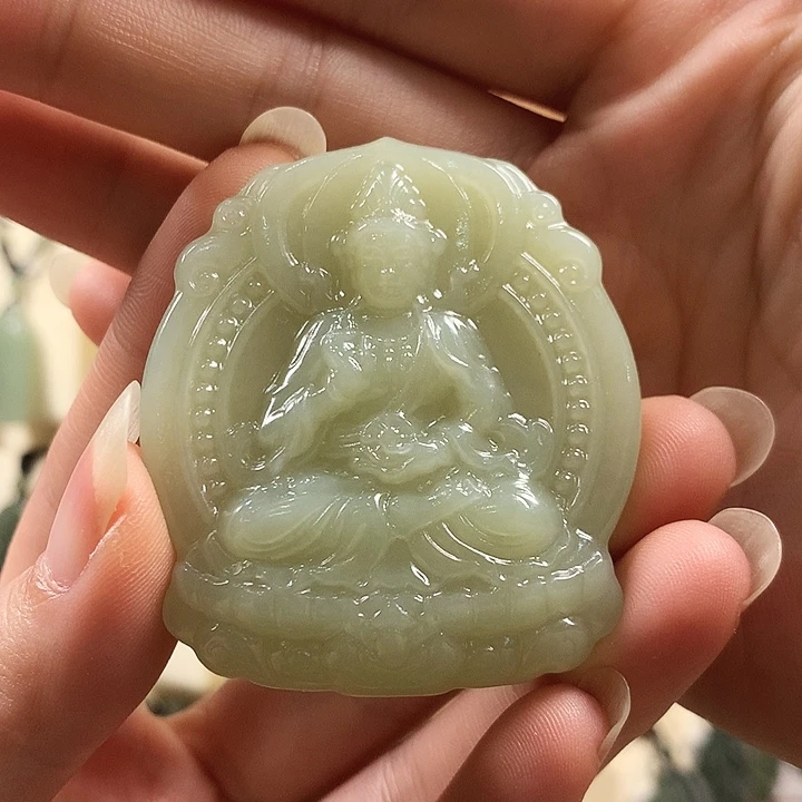 颈饰未镶嵌和田玉W****—