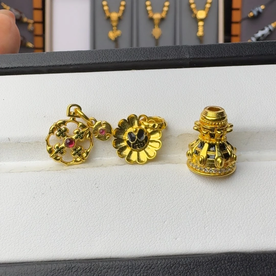 回***去足银玻璃小蛮腰佛塔黑珐琅