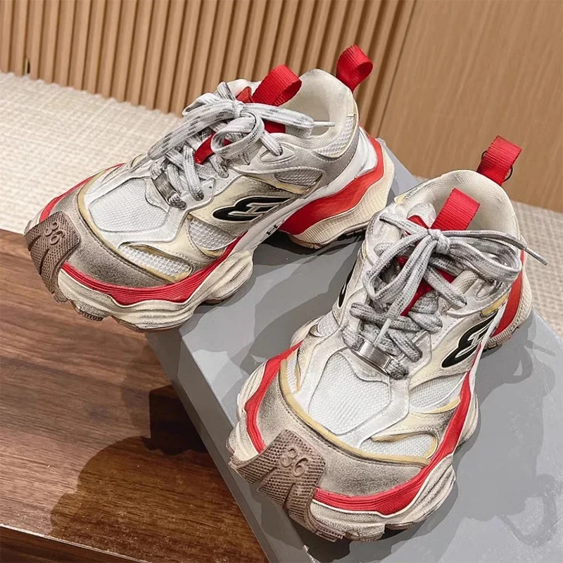 后悔没有早点发现～时髦走秀款巴黎老爹鞋2025新款简约酷帅男女鞋