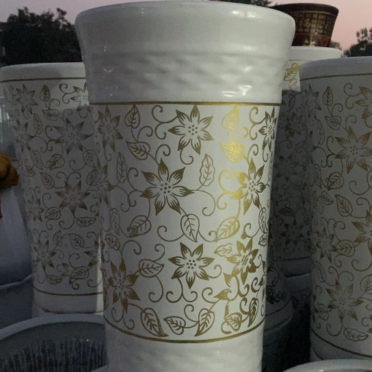 白格子金花大号口29高50