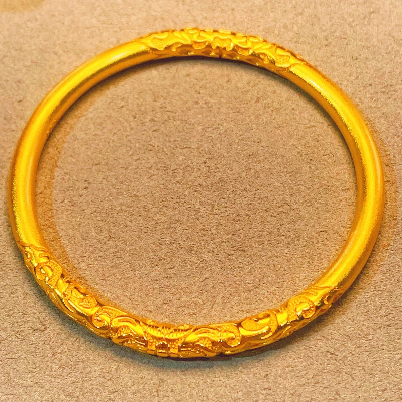 手镯 XSJ20S006古法福镯（宽）多样性发货