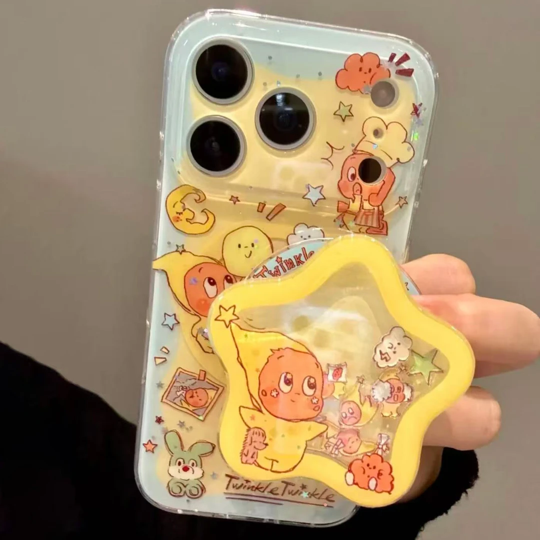 趣味气球星星人磁吸适用iPhone17promax手机壳苹果16Pro少女15/14