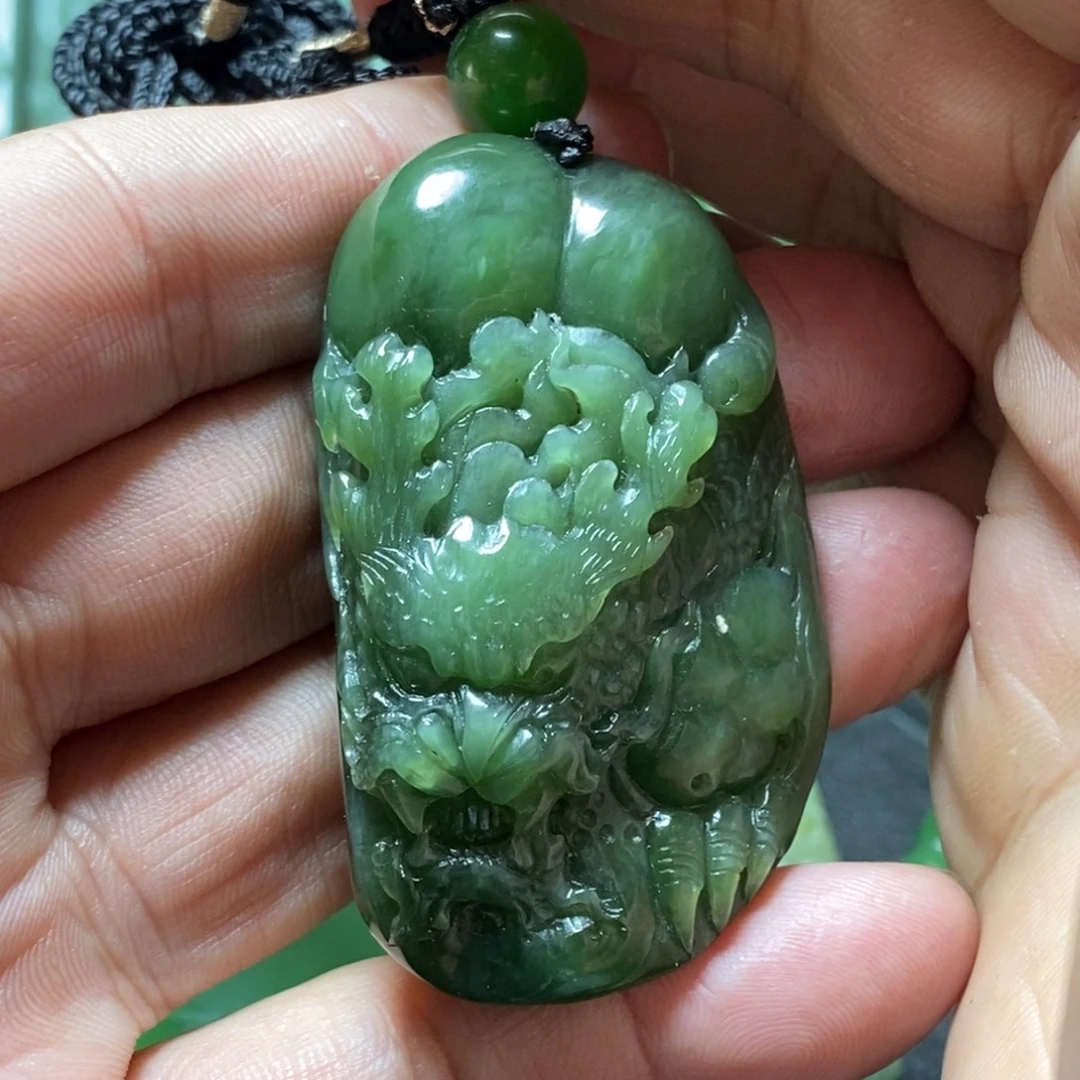 和田玉（碧玉）未镶嵌挂件