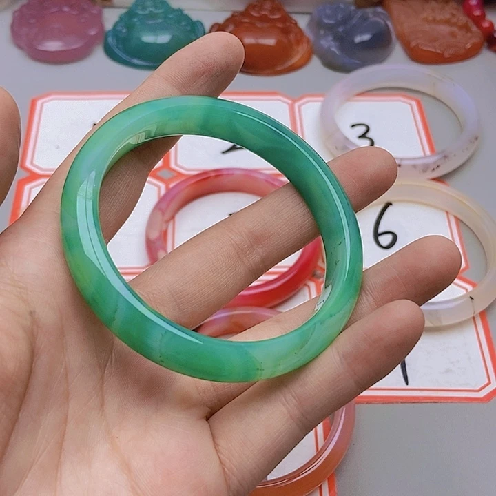 【闪购商品】玛瑙/玉髓未镶嵌珠宝半成品变***绘