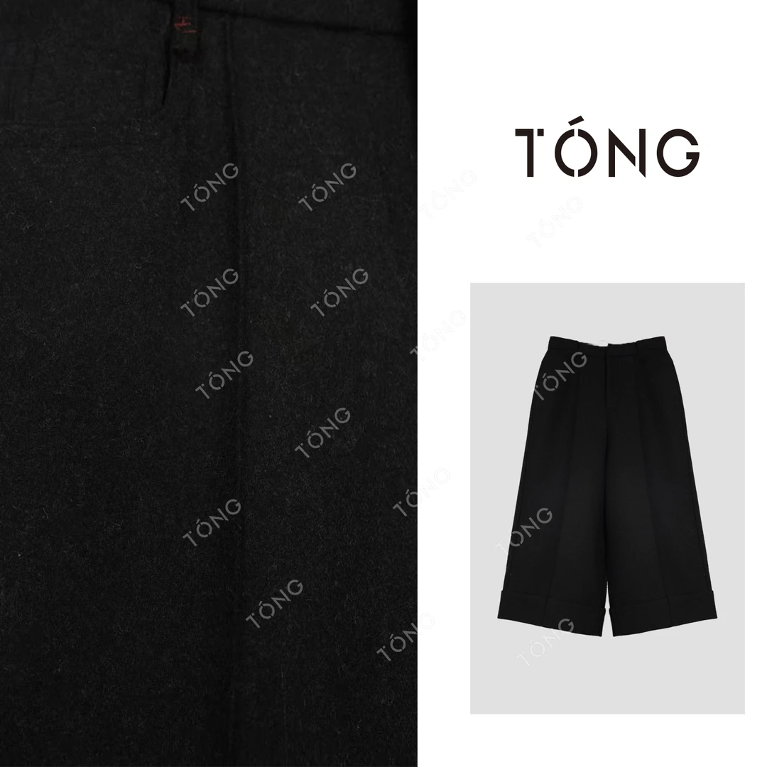 【森林之语】新款百搭羊毛七分裤休闲裤 YK106