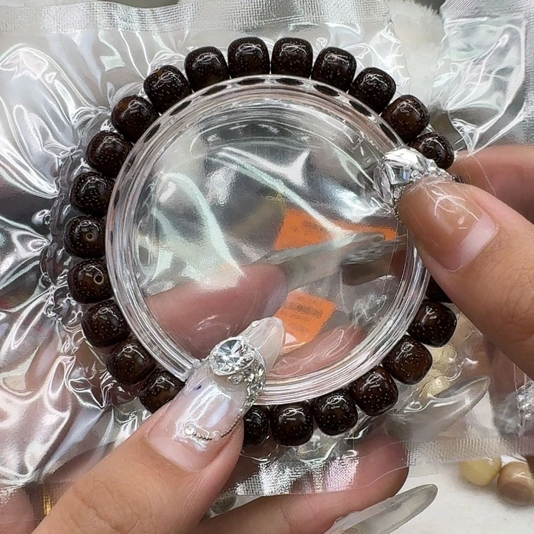 手串星月菩提54王者黑筋遇华星月菩提98桶单圈