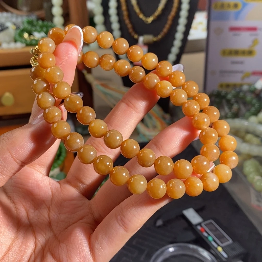 和田玉未镶嵌手链