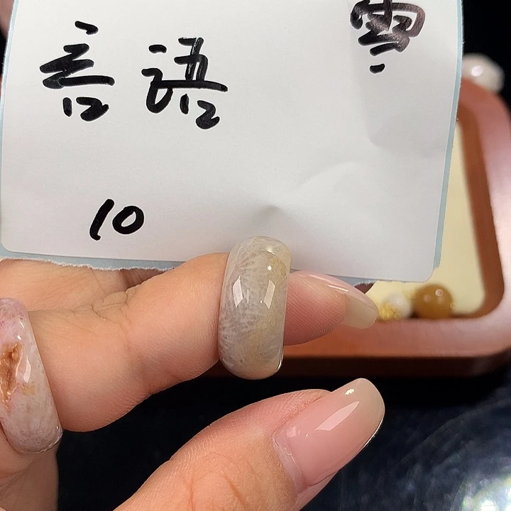 言***语颈饰未镶嵌硅化珊瑚（珊瑚玉）