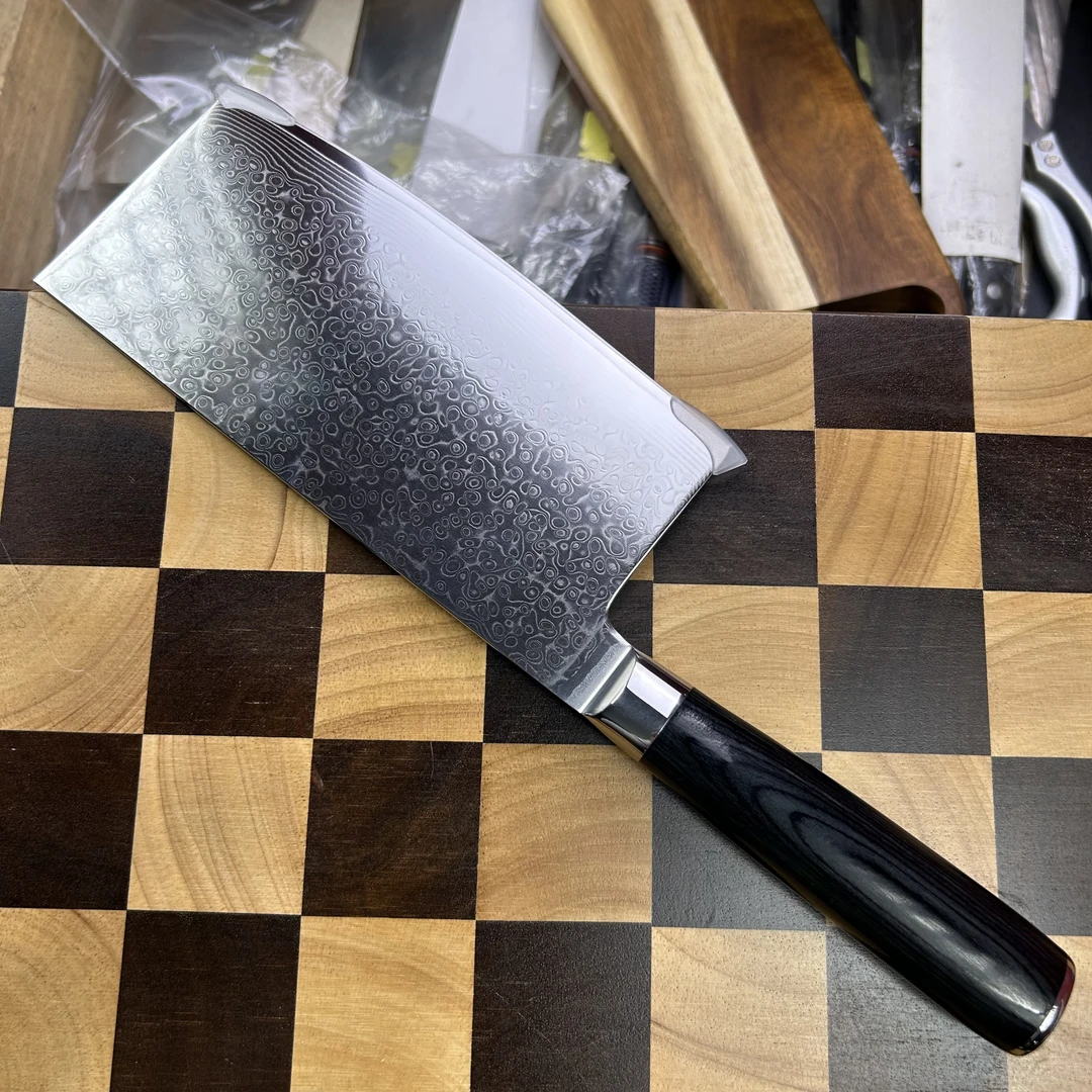 【根据主播指引拍】厨房家用商用切菜锐大马士革切片刀（专属）