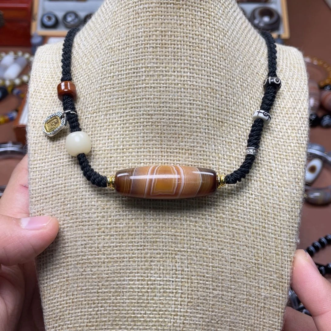 玛瑙/玉髓未镶嵌锁骨