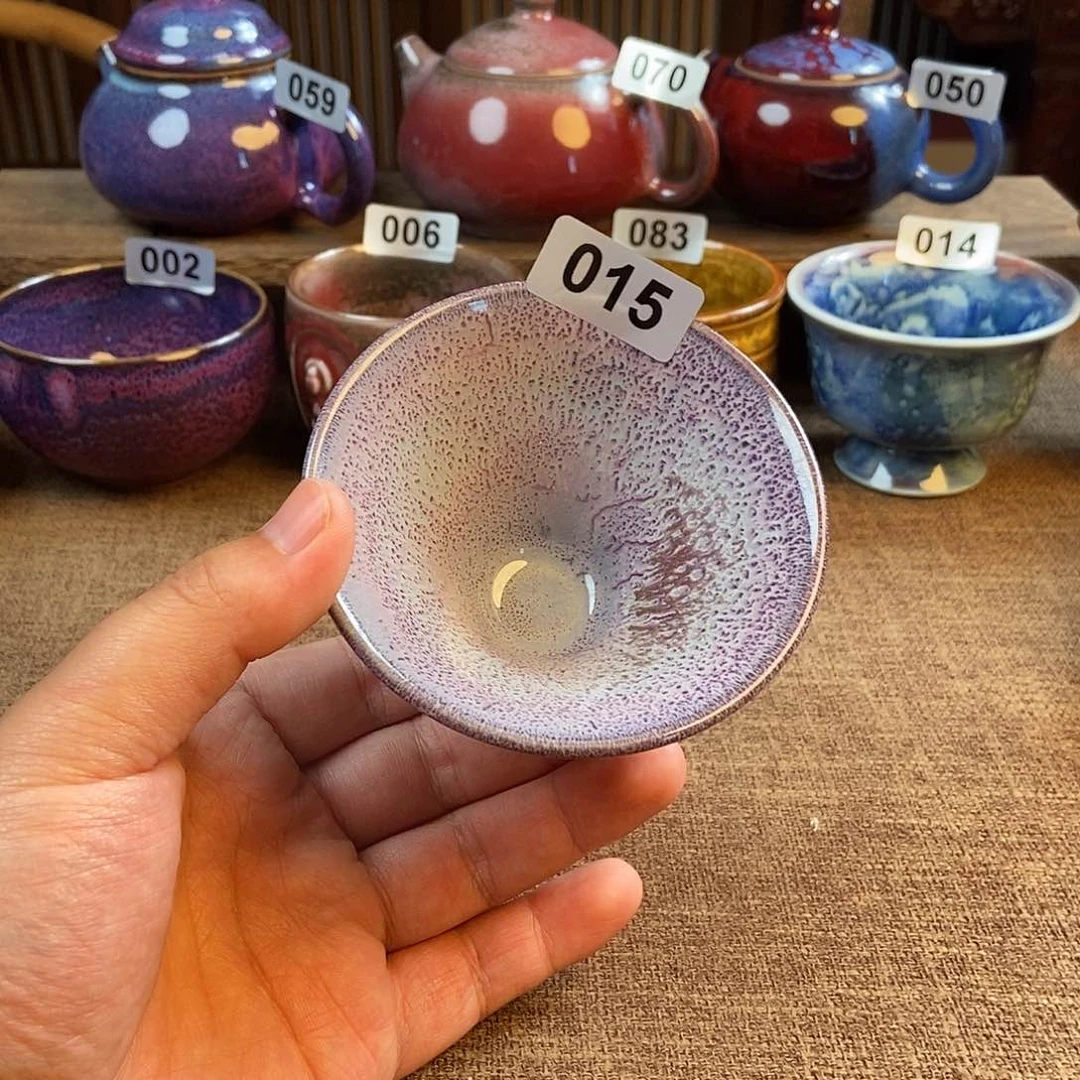 瓷片钧瓷摆件摆件