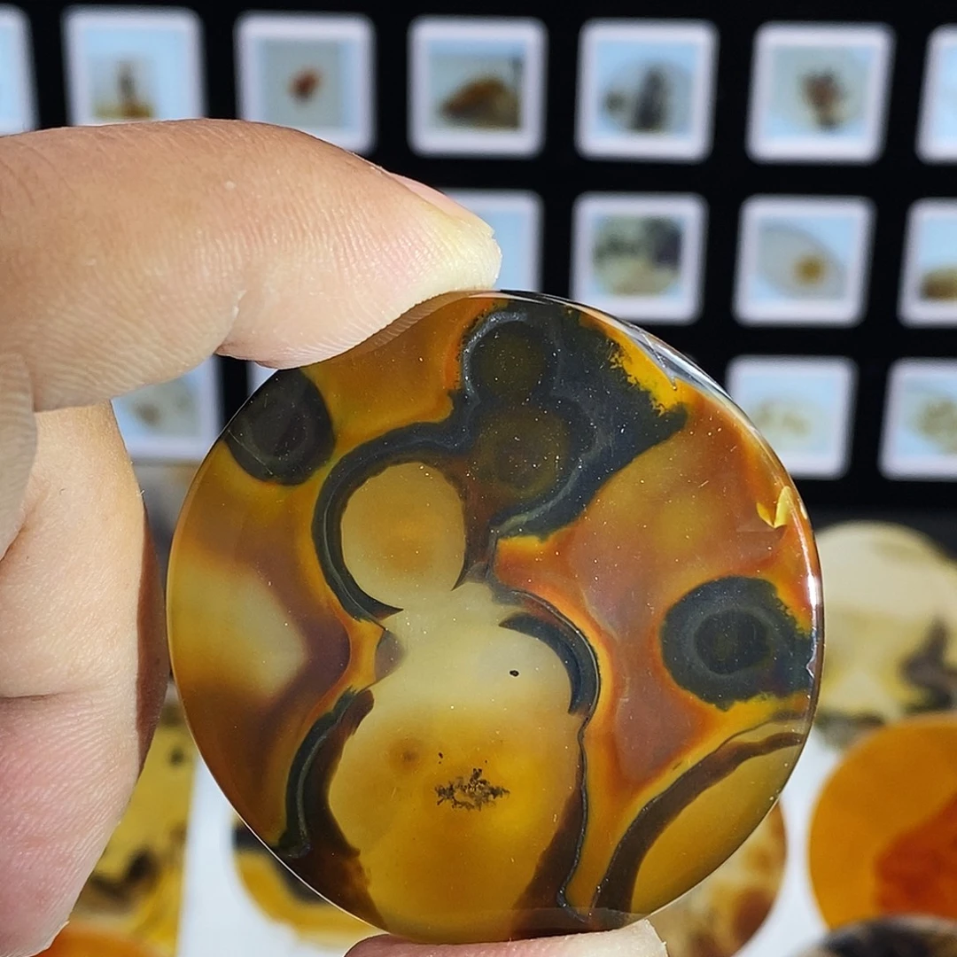 玛瑙/玉髓未镶嵌吊坠(不含链)815