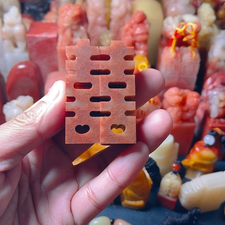 老挝石双喜临门对章！！！